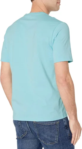 Vista 3 de Tienda Essentials Camiseta de manga corta con cuello en V para hombre, ajuste regular, paquete de 2