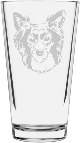 Vista 215 de Podenco Canario - Vaso de pinta de 16 onzas con temática de perro personalizado