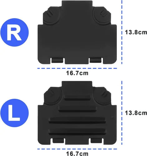 Vista 3 de 2 piezas de placa de cubierta de arco de rueda delantera izquierda y derecha 51717143849 51717143850, compatible con BMW E82 E88 E90 E91 135i 325i