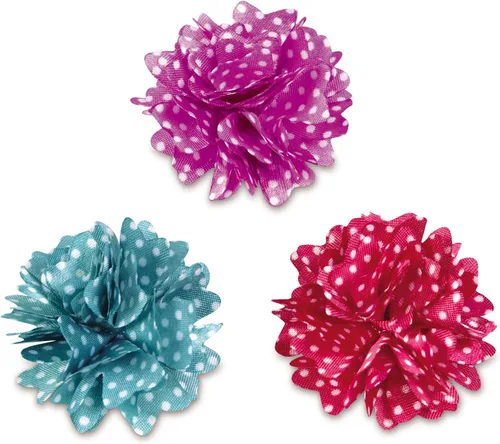 Vista 2 de Aria Dot Rose - Lazos de 48 piezas para perros