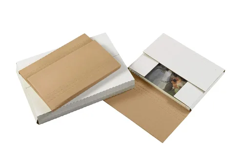 Vista 3 de BOX USA Cajas para correo medianas de 11 1/8 pulgadas de largo x 8 5/8 pulgadas de ancho x 2 pulgadas de alto, paquete de 50 cajas de cartón