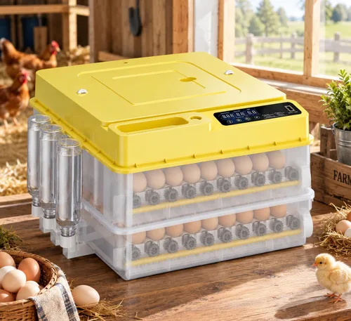 Vista 11 de Incubadora de 26 huevos con control de voz inteligente y control automático de temperatura/humedad