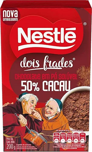 Vista 2 de Dois Frades Chosolate Em Po Chocolate en Polvo