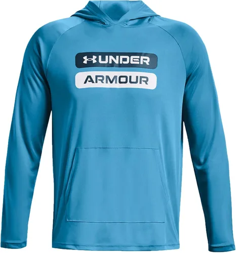 Vista 4 de Under Armour Velocity Wordmark - Sudadera de manga larga para hombre