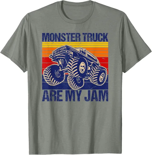 Vista 33 de Monster Truck Are My Jam For Monster Truck Lovers - Camiseta para hombres y niños, Blanco