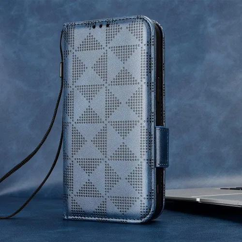 Vista 2 de Funda compatible con Xiaomi Poco X3 GT, tarjetero, compatible con Redmi Note 10 Pro (China) 5G de piel sintética con cierre magnético, color azul