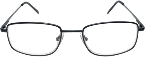 Vista 3 de Calabria R754 Gafas de lectura rectangulares de metal para hombre, diseño retro, delgadas, para lectores de potencia, estilo vintage