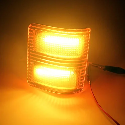 Vista 4 de Luces intermitentes LED para espejo lateral, lámpara de estacionamiento compatible con camionetas 2008-2016 F250 F350 F450 F550 Super Duty Pickup