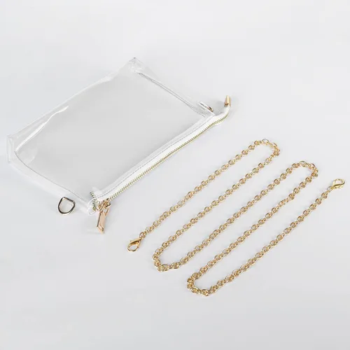 Vista 6 de Lorbro Clear Purse for Women Stadium Approved, Clear Crossbody Bag with Zipper Closure, Transparent Purse for Concert Sports