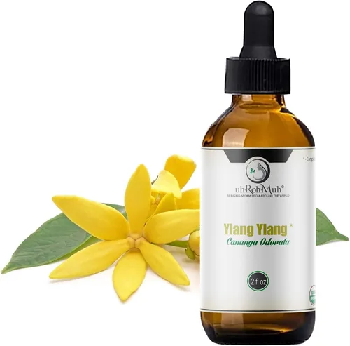 Vista 12 de Aceite esencial orgánico Ylang Ylang completo – Aceite esencial certificado por USDA Aceite esencial 100% puro y natural para el cuidado