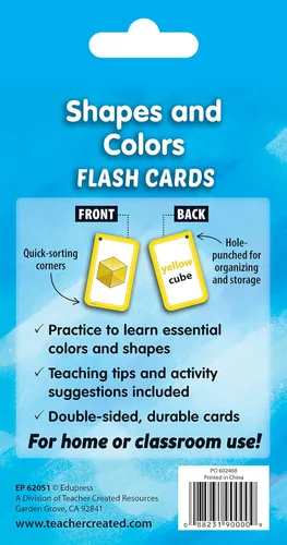 Vista 6 de Teacher Created Resources Formas y colores tarjetas flash (EP62051)