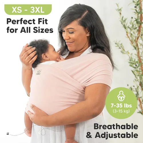 Vista 4 de KeaBabies Portabebés y organizador de pañales KeaBabies – Todo en 1 Original transpirable Baby Sling, organizador de bebé para guardería, ligero