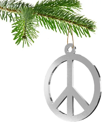 Vista 4 de Signo de ritmo - Pallina per Albero di Natale, decoracion por Natale Noel (oro)