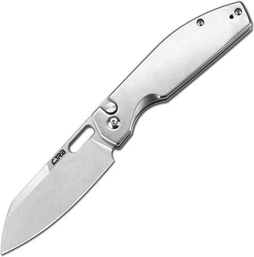 Vista 12 de CJRB CUTLERY Cuchillo de bolsillo Ekko (1929) Cuchillo plegable para hombres AR-RPM9 hoja de acero y mango de fibra de carbono negro para trabajo al