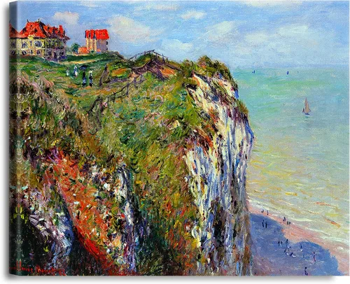 Vista 150 de A&T ARTWORK Antibes Seen from The Salis Gardens de Claude Monet Las Obras de Arte Clásico Mundial Reproducciones, Impresiones de Arte en Lienzo