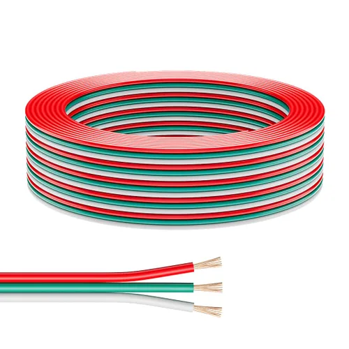 Vista 19 de BTF-LIGHTING - Cable de extensión de 18 AWG de 2 pines de 32.8 pies, componente reconocido por UL 2 Conductor Low Voltage Electrical Wire, For