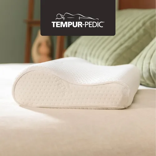 Vista 2 de Tempur-Pedic TEMPUR - Almohada para el cuello, perfil pequeño, color blanco