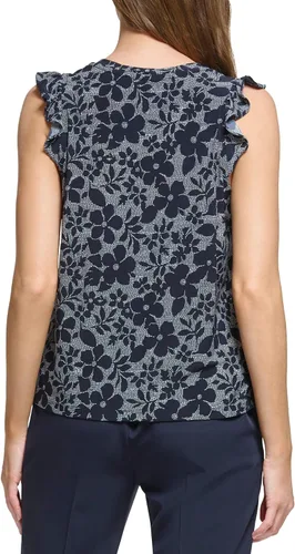 Vista 4 de Tommy Hilfiger Blusa sin mangas con cuello vuelto