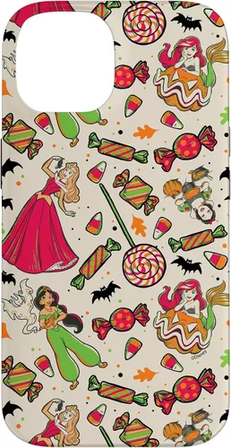 Vista 4 de iPhone 16 Disney Princess Snow White Ariel Jasmine Aurora Funda de Halloween