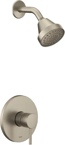Vista 9 de Moen UT2192EPBG Align M-CORE 2-Series 1-Handle Kit de molduras de ducha con 1 mango, requiere válvula, oro cepillado