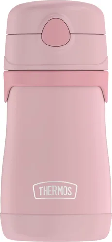 Vista 12 de Thermos Bebé 10 oz. Botella de acero inoxidable con popote emergente, coches