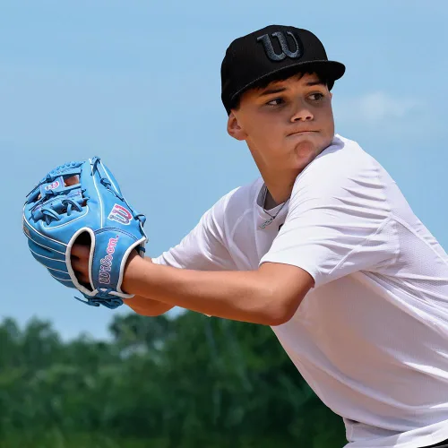 Vista 8 de Wilson A1000 Adult + Youth Baseball Glove + Mitt Sizes 11" - 12.5" Right + Left Hand Throw Multiple Styles