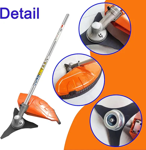 Vista 4 de Combo desbrozadora accesorio compatible con KM 55 RC-E KM 56 RC-E KM85 R KM 94 RC-E KM 111R Desbrozadoras 41802000687