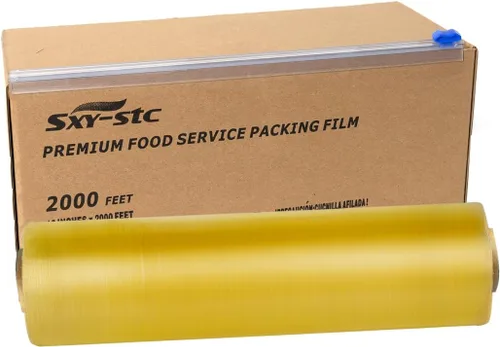 Vista 3 de Envoltura de plástico para alimentos, lo suficientemente gruesa para uso diario, más fuerte para uso comercial, duradera con cortador deslizante