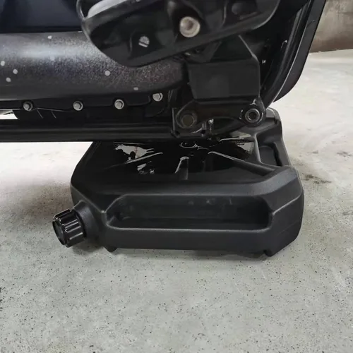 Vista 7 de XMT-MOTO Bandeja de drenaje de aceite ABS de perfil bajo, contenedor de almacenamiento para cambio de aceite, todoterreno, ATV, UTV, motocicleta, 2