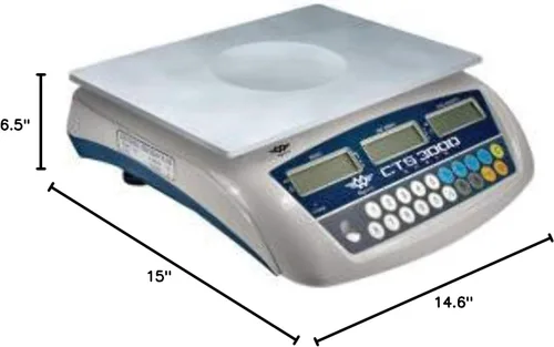 Vista 2 de My Weigh SCMCTS30000 - Escala de conteo de 1.06 oz por 0.02 oz