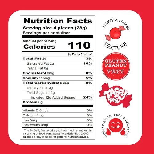 Vista 2 de Taffy Town Saltwater Taffy, Banana Split, 1.13Kg (2.5Lb)