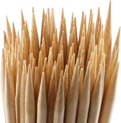 Vista 5 de MalloMe - Varillas de bambú para rostizar malvaviscos, 5mm de espesor, extra largos, resistentes, varillas de madera de bambú para rostizar perros