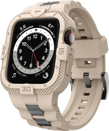 Vista 8 de Correas Compatibles para Apple Watch de 41mm, 40mm, 38mm, Correa Deportiva Resistente para Hombres con Estuche Protector para Watch Series 9, 8