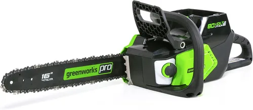 Vista 13 de Greenworks Motosierra inalámbrica sin escobillas de 80 V y 16 pulgadas