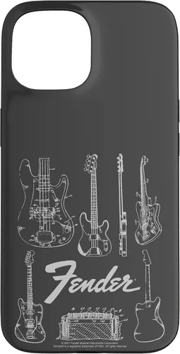 Vista 6 de Fender Carcasa de Guitars Line Art para iPhone 17