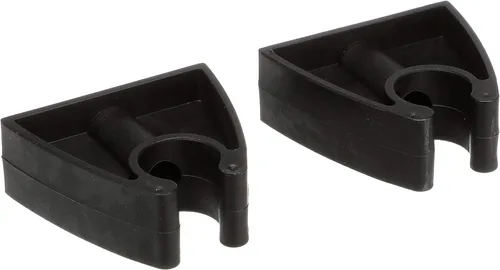 Vista 2 de Seachoice Clip organizador de goma, negro, juego de 2, talla única