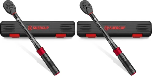 Vista 10 de SUERCUP - Llave dinamométrica de clic de 100 dientes de próxima generación, 1/2 pulgada, 10-170 pies 13.6-230.5 N.m, ±3% Accuracy, 3.6° Arc Swing