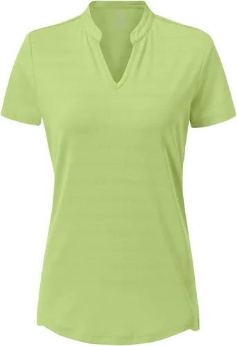 Vista 56 de Gopune Polo de golf con cuello en V para mujer, sin cuello, manga corta, ligera, de secado rápido, camisetas de tenis para correr