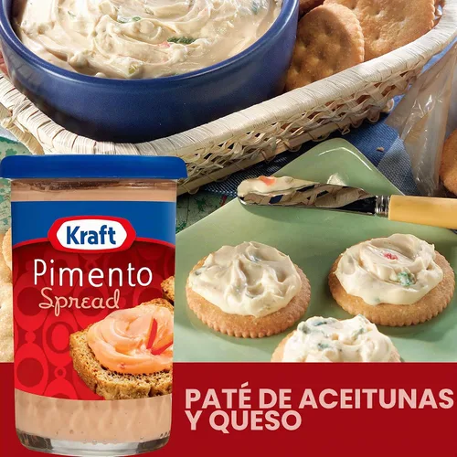 Vista 5 de Kraft Queso para untar, pimiento, 5 onzas