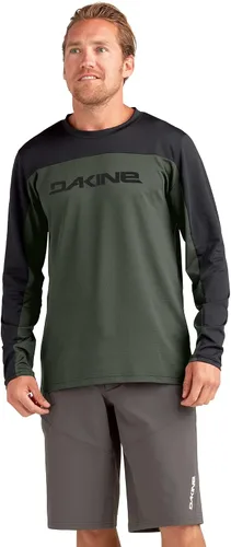 Vista 18 de Dakine Men's Thrillium Long Sleeve Bike Jersey – Breathable MTB Jersey Performance Fabric Equipo Aggy Negro