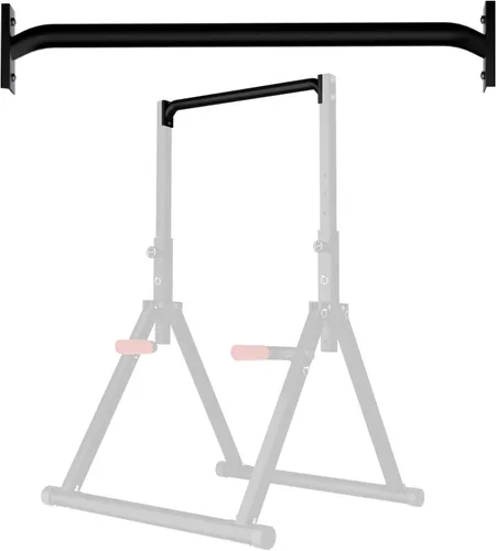 Vista 10 de WATBKHE Power Tower Pull Up Dip Station Foldable, Pull Up Bar Station Adjustable, Multi-Function Home Gym, Strength Training Fitness Equipment