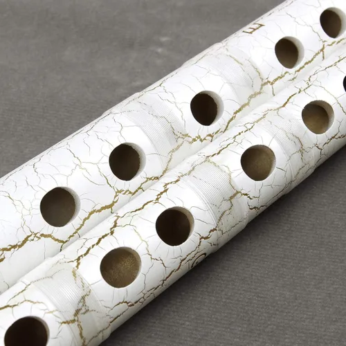 Vista 8 de Flautas de viento de madera clásica flauta de bambú instrumento musical chino tradicional Dizi transversal Flauta para principiantes (tecla C)