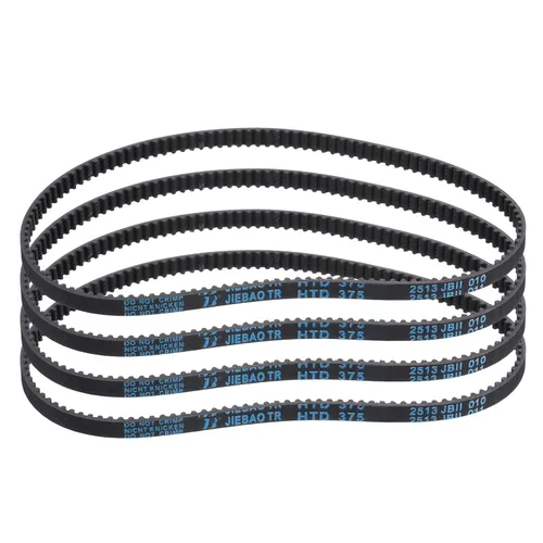 Vista 64 de uxcell 4 piezas HTD-3M Correa de Distribución de Goma 48 Dientes, Longitud de Paso 144mm x Ancho 6mm x Altura 2.4mm, Correa de Polea de Distribución