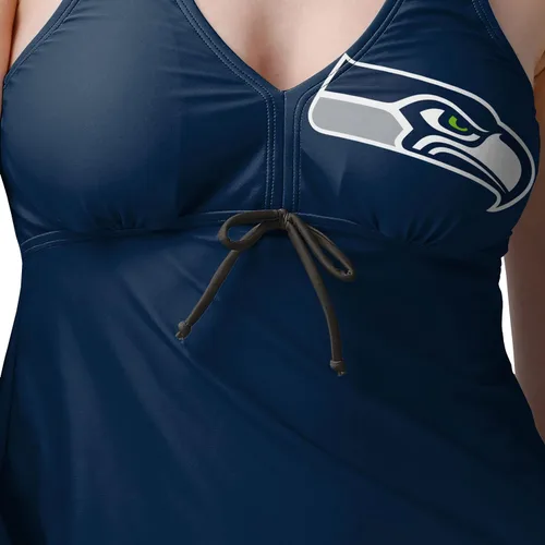 Vista 170 de FOCO Women's NFL Team Logo Ladies Bathing Swim Wear Suit