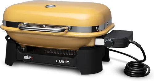 Vista 17 de Weber Lumin - Parrilla de barbacoa eléctrica compacta para exteriores, color negro - Ideal para espacios pequeños como patios, balcones y terrazas
