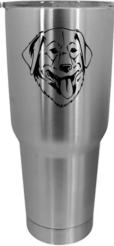 Vista 327 de Cairn Terrier - Vaso grabado con temática de perro, 30 onzas