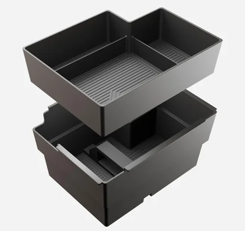 Vista 8 de BIBIBO Doble capa para organizador de consola central Ford Explorer 2025