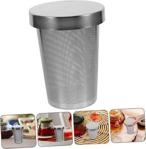 Vista 2 de Angoily 1 Unidades Tetera Colador de Té Colador de Malla Fina Colador Reutilizable Filtro de Té Filtro de Té Infusor de Té Colador de Té Infusor
