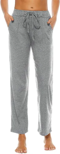 Vista 2 de BATHRINS Womens Comfy Lounge Pants Loose Yoga Pants Drawstring Soft Pajama Pants with Pockets