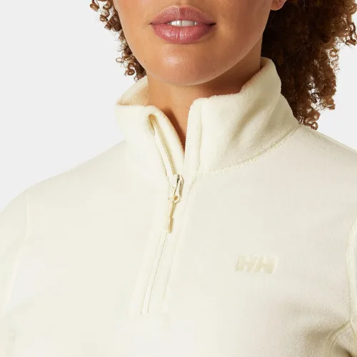 Vista 6 de Helly-Hansen 50845 Daybreaker - Chaqueta de forro polar con cremallera de 1/2 para mujer 047 nieve